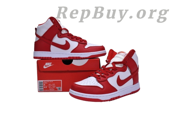 Top Version Nike Dunk High Championship White Red DD1399-106 - 图片 21