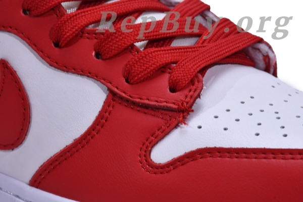 Top Version Nike Dunk High Championship White Red DD1399-106 - 图片 15