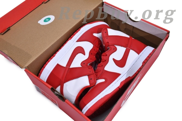 Top Version Nike Dunk High Championship White Red DD1399-106 - 图片 19