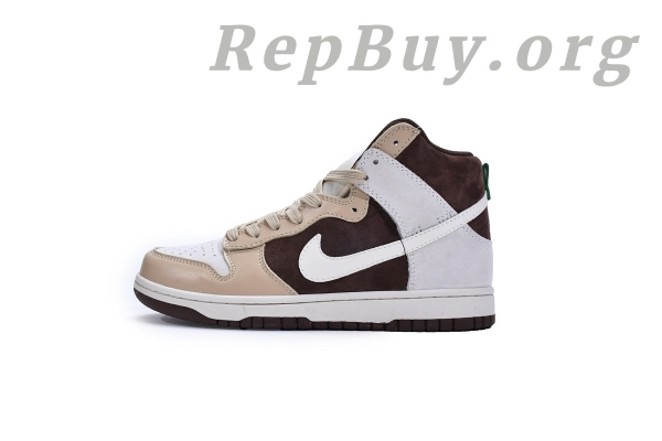 Top Version Nike Dunk High Light Chocolate DH5348-100 - 图片 2