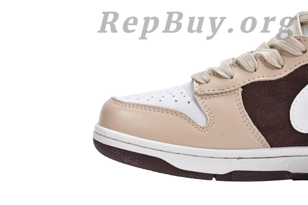Top Version Nike Dunk High Light Chocolate DH5348-100 - 图片 10
