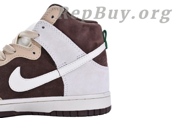 Top Version Nike Dunk High Light Chocolate DH5348-100 - 图片 11