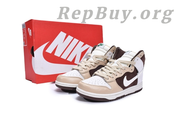 Top Version Nike Dunk High Light Chocolate DH5348-100 - 图片 20