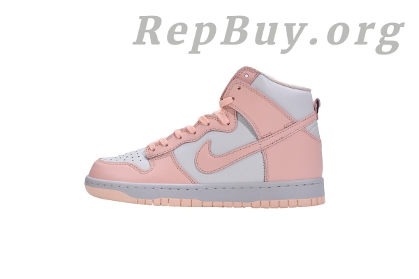 Top Version Nike Dunk High Sail Crimson Tint (W) DD1869-104 - 图片 2