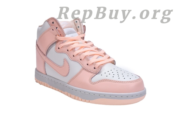 Top Version Nike Dunk High Sail Crimson Tint (W) DD1869-104 - 图片 3