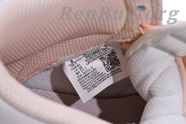Top Version Nike Dunk High Sail Crimson Tint (W) DD1869-104 - 图片 7