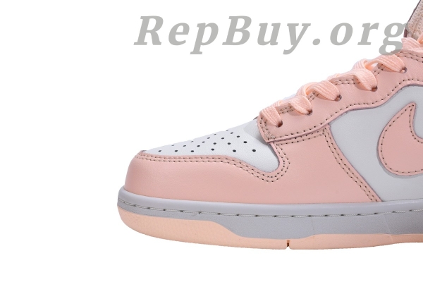 Top Version Nike Dunk High Sail Crimson Tint (W) DD1869-104 - 图片 9
