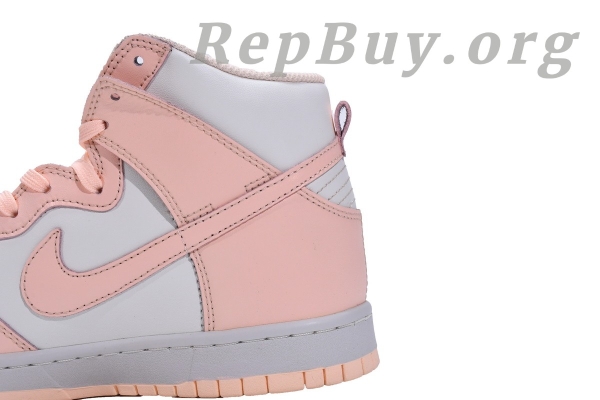 Top Version Nike Dunk High Sail Crimson Tint (W) DD1869-104 - 图片 10
