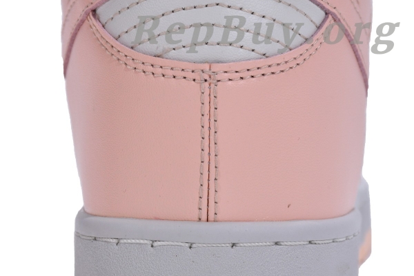 Top Version Nike Dunk High Sail Crimson Tint (W) DD1869-104 - 图片 11