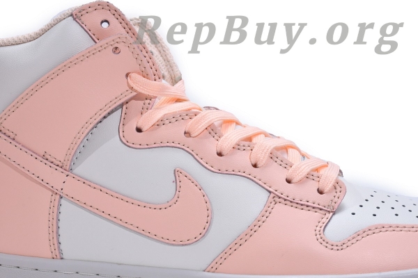 Top Version Nike Dunk High Sail Crimson Tint (W) DD1869-104 - 图片 13