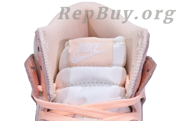 Top Version Nike Dunk High Sail Crimson Tint (W) DD1869-104 - 图片 16