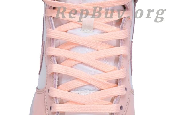Top Version Nike Dunk High Sail Crimson Tint (W) DD1869-104 - 图片 17