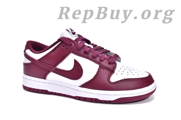 Top Version Nike Dunk Low Bordeaux (W) DD1503-108 - 图片 3