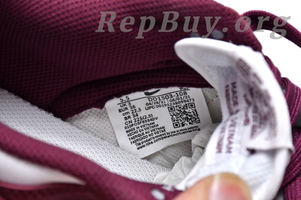 Top Version Nike Dunk Low Bordeaux (W) DD1503-108 - 图片 9