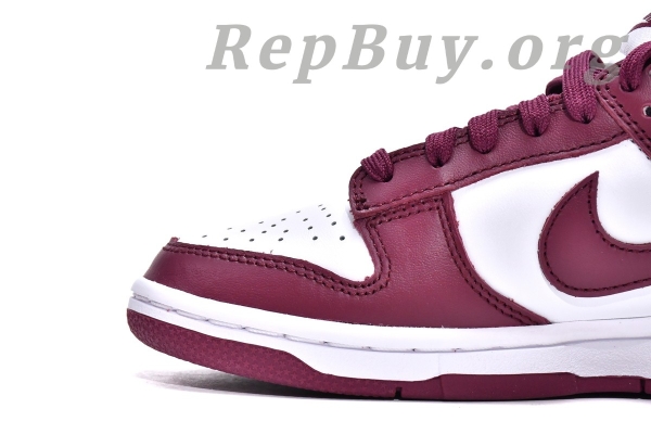 Top Version Nike Dunk Low Bordeaux (W) DD1503-108 - 图片 10