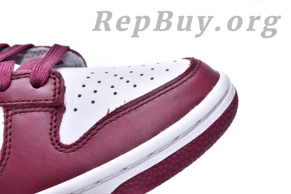 Top Version Nike Dunk Low Bordeaux (W) DD1503-108 - 图片 14