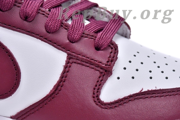 Top Version Nike Dunk Low Bordeaux (W) DD1503-108 - 图片 15
