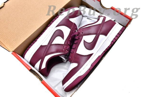 Top Version Nike Dunk Low Bordeaux (W) DD1503-108 - 图片 19