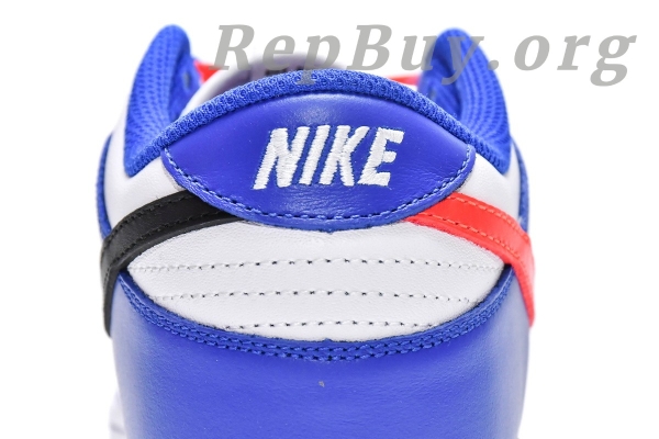 Top Version Nike Dunk Low Bright Crimson Game Royal (GS) CW1590-104 - 图片 10