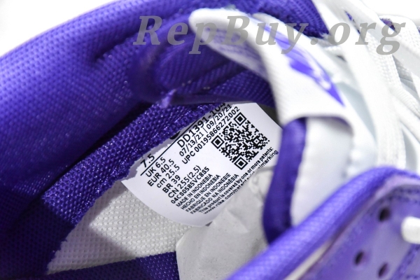 Top Version Nike Dunk Low Championship Court Purple DD1391-104 - 图片 13