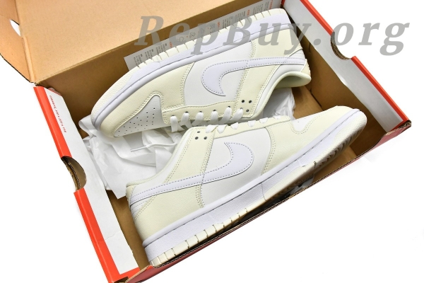Top Version Nike Dunk Low Coconut Milk DJ6188-100 - 图片 18