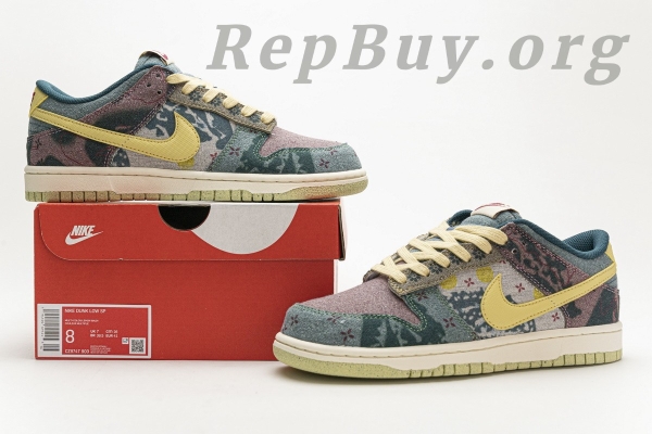 Top Version SB Nike Dunk Low Community Garden CZ9747-900 - 图片 22