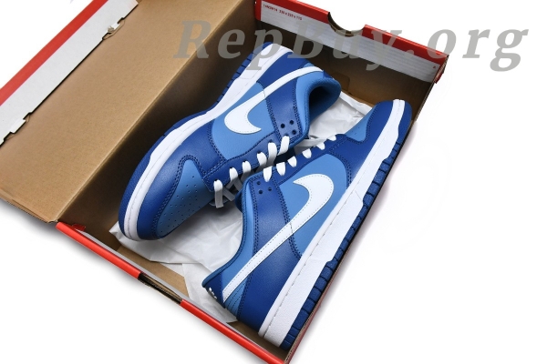 Top Version Nike Dunk Low Dark Marina Blue DJ6188-400 - 图片 15