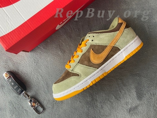 Top Version Nike Dunk Low Dusty Olive DH5360-300 (1) - 图片 11