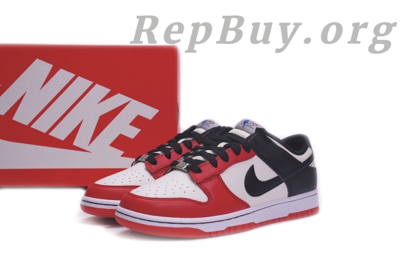 Top Version Nike Dunk Low EMBNBA 75th Anniversary Chicago DD3363-100 - 图片 16
