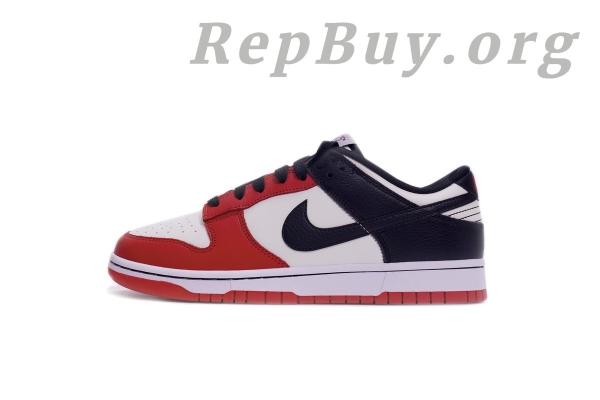 Top Version Nike Dunk Low EMBNBA 75th Anniversary Chicago DD3363-100