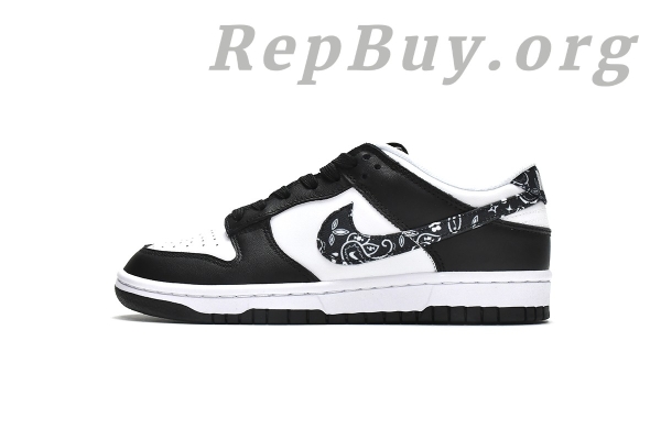 Top Version SB Nike Dunk Low Essential Paisley Pack Black (W) DH4401-100 - 图片 2
