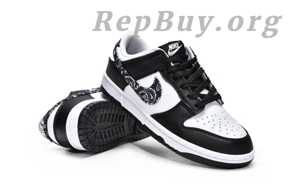 Top Version SB Nike Dunk Low Essential Paisley Pack Black (W) DH4401-100 - 图片 7