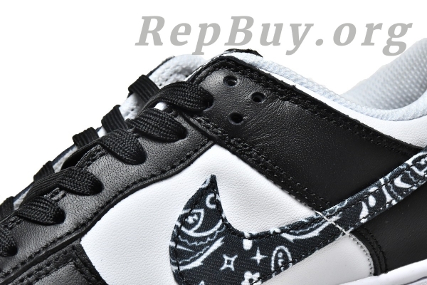 Top Version SB Nike Dunk Low Essential Paisley Pack Black (W) DH4401-100 - 图片 11