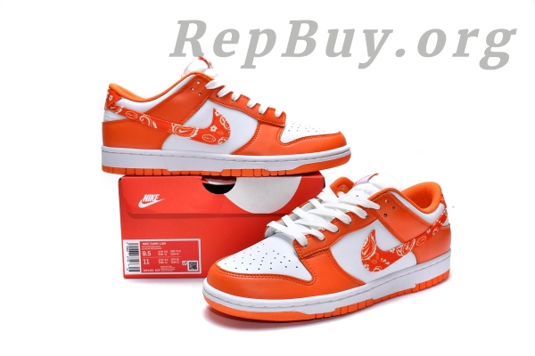 Top Version Nike Dunk Low Essential Paisley Pack Orange (W) DH4401-103 - Image 21