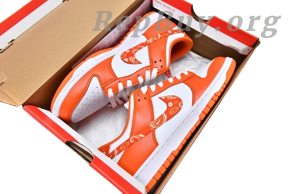 Top Version Nike Dunk Low Essential Paisley Pack Orange (W) DH4401-103 - Image 19