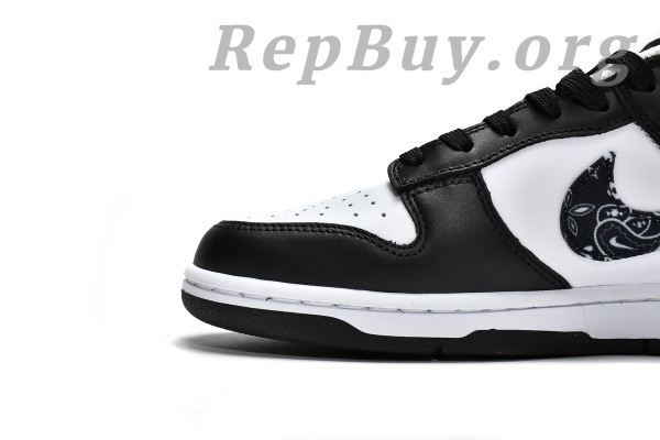 Top Version Nike Dunk Low Essential Paisley Pack Black (W) DH4401-100 - 图片 12