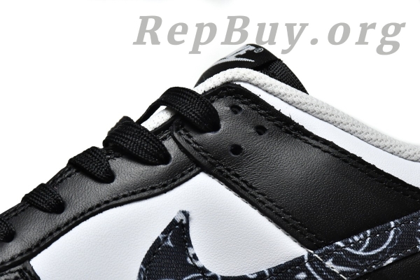 Top Version Nike Dunk Low Essential Paisley Pack Black (W) DH4401-100 - 图片 11