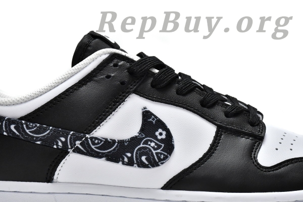 Top Version Nike Dunk Low Essential Paisley Pack Black (W) DH4401-100 - 图片 14