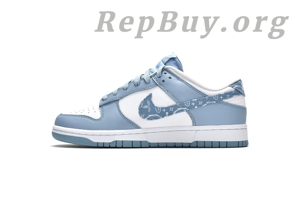 Top Version Nike Dunk Low EssentialPaisley Pack Worn Blue (W) DH4401-101 - 图片 2