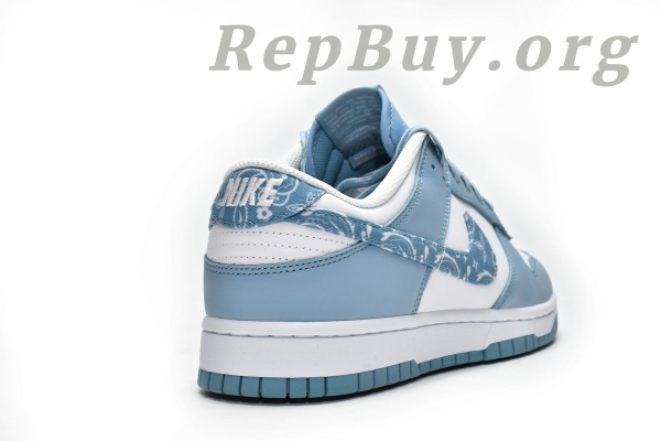 Top Version Nike Dunk Low EssentialPaisley Pack Worn Blue (W) DH4401-101 - 图片 5