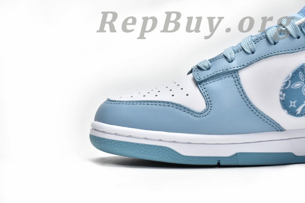 Top Version Nike Dunk Low EssentialPaisley Pack Worn Blue (W) DH4401-101 - 图片 11