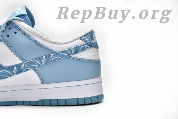 Top Version Nike Dunk Low EssentialPaisley Pack Worn Blue (W) DH4401-101 - 图片 12