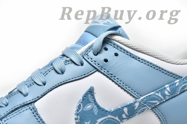 Top Version Nike Dunk Low EssentialPaisley Pack Worn Blue (W) DH4401-101 - 图片 10