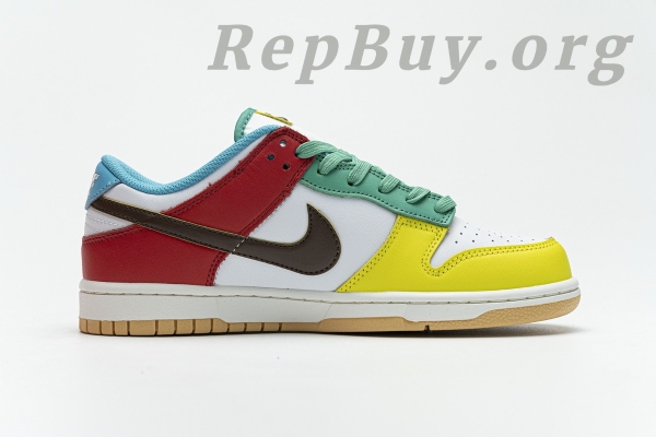 Top Version Nike Dunk Low Free 99 White DH0952-100 - 图片 3