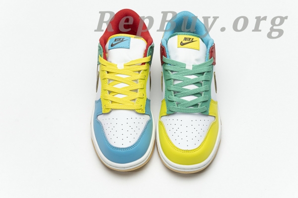 Top Version Nike Dunk Low Free 99 White DH0952-100 - 图片 5