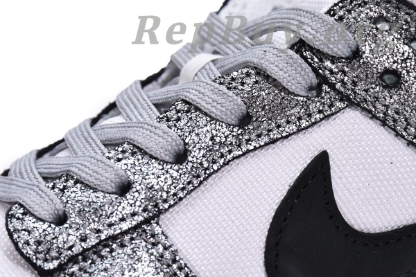 Top Version Nike Dunk Low Golden Gals Metallic Silver (W) DO5882-001 - 图片 10