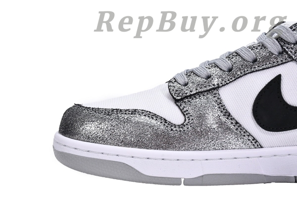 Top Version Nike Dunk Low Golden Gals Metallic Silver (W) DO5882-001 - 图片 11