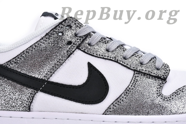 Top Version Nike Dunk Low Golden Gals Metallic Silver (W) DO5882-001 - 图片 14