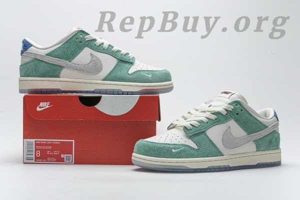 Top Version SB Nike Dunk Low Kasina Neptune Green CZ6501-101 - 图片 23