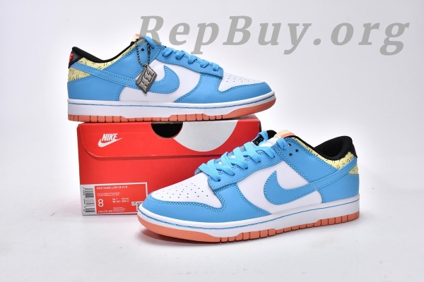 Top Version Nike Dunk Low Kyrie Irving Baltic Blue (GS) DN4179-400 - 图片 18